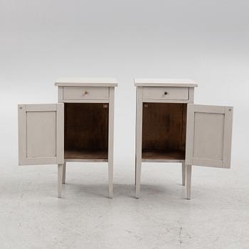 Sängbord, ett par, 1900-talets första hälft.