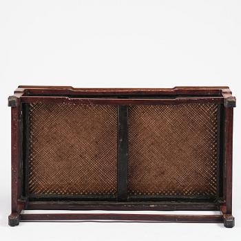 Dagbädd, hardwood. Qingdynastin, 1800-tal.