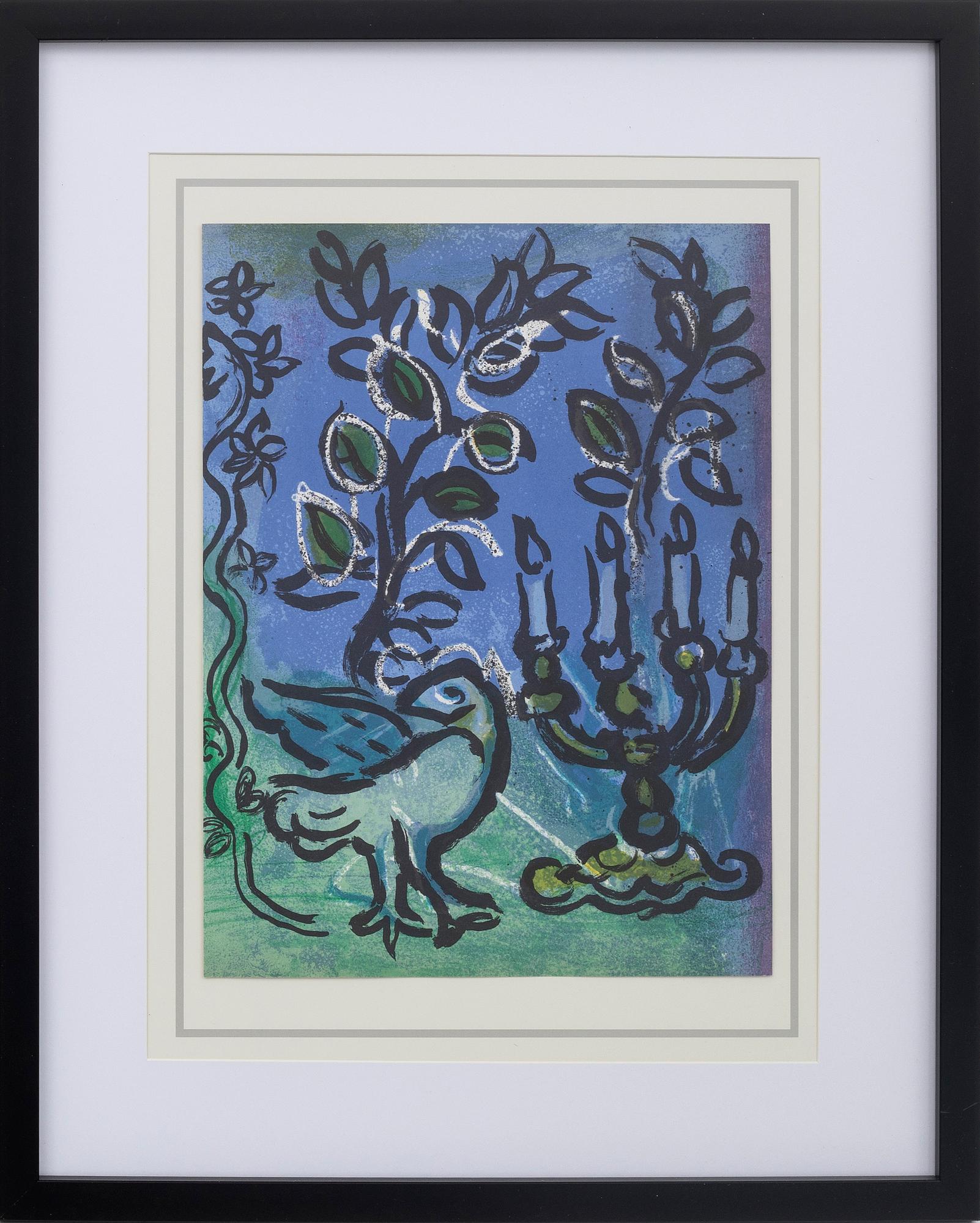 Marc Chagall, Jerusalem windows, two pieces.