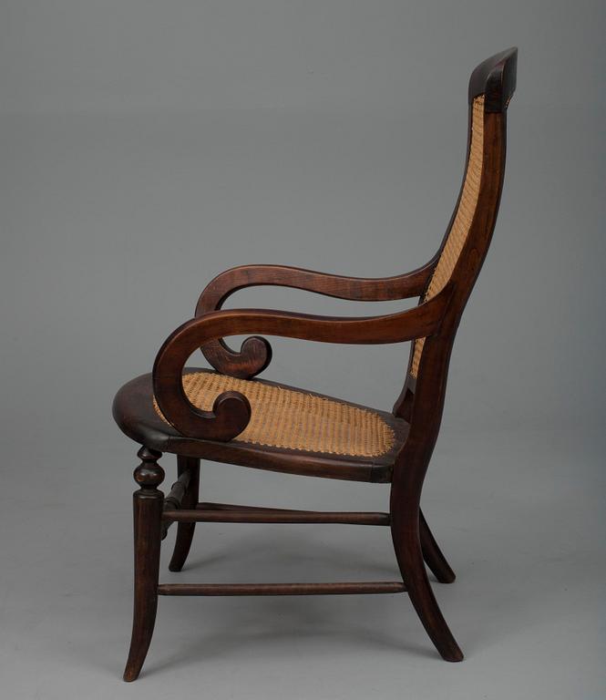 KARMSTOL, England, 1800-talets slut.