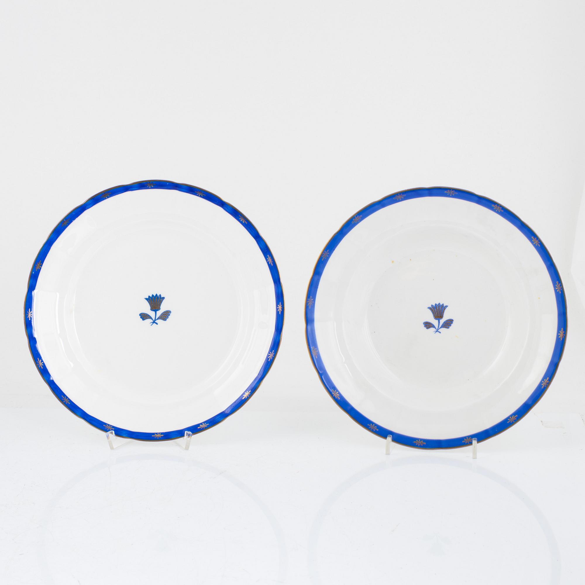 Wilhelm Kåge, servisdelar, 55 delar, "Guldstjärna", Gustavsberg.