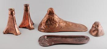 SKRIVSET, 5 del, koppar, Harald Linder Uddevalla, jugend, tidigt 1900-tal.