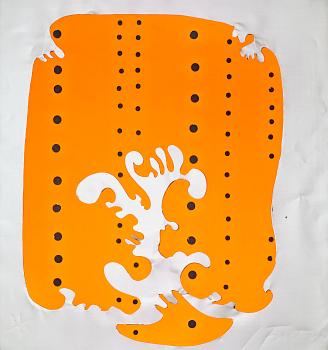 247. Lucio Fontana, Utan titel, ur: "Quattro ogetti di Lucio Fontana e due poesie di Salvatore Quasimodo".