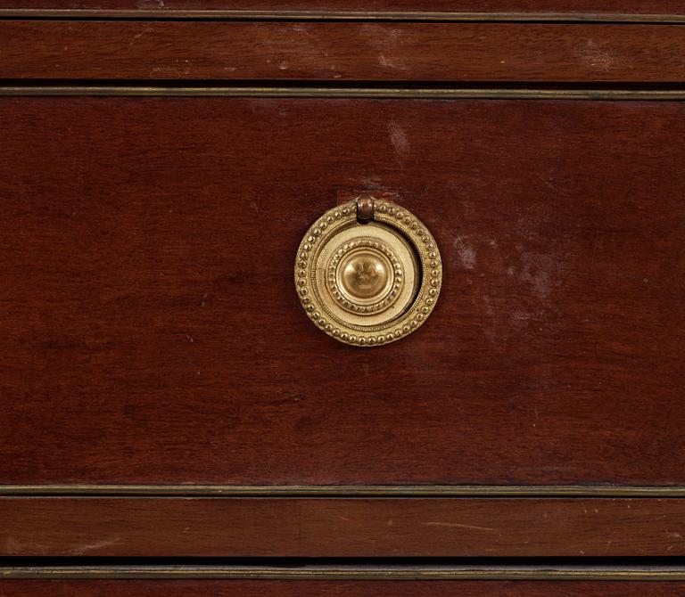 A late Gustavian late 18th century writing commode.