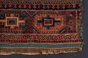 Fragment av en väska, Luri, Sydvästra persien (Iran), ca 93 x 120 cm.