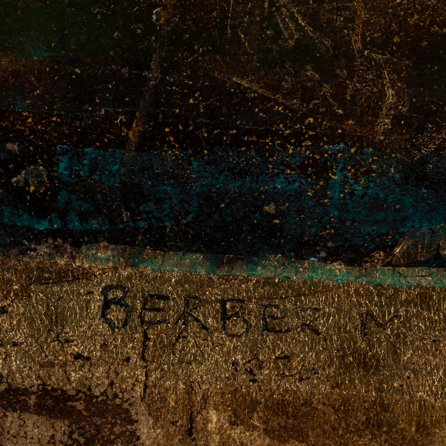 MERSAD BERBER, blandteknik, signerad Berber M och daterad 1974.