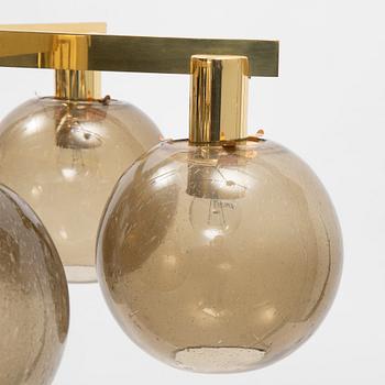 Hans-Agne Jakobsson, a model 376/5 brass ceiling light, Markaryd.