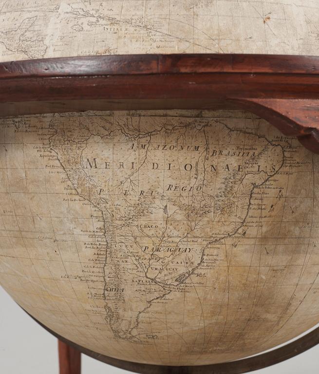 A Swedish Terrestial Globe by Åkerman 1760/Akrel 1790.