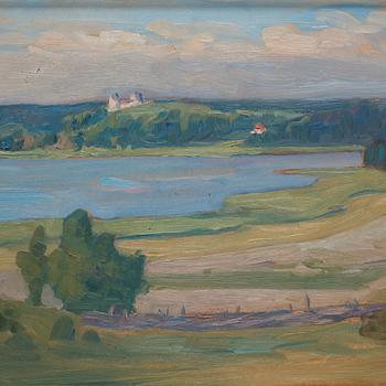 Prins Eugen, "Skiss till Tyresö panorama 1908" ("Sketch for Tyresö panorama 1908").