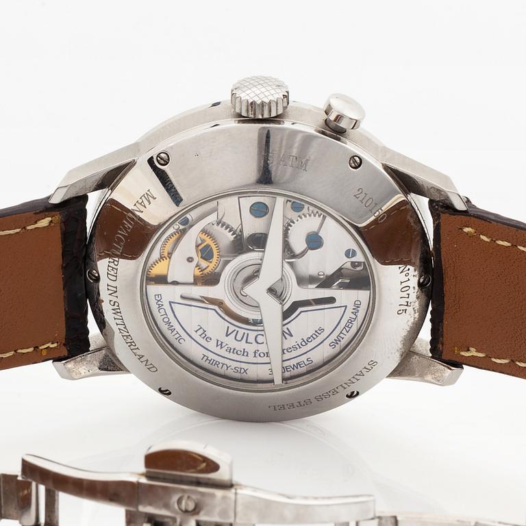 Vulcain, Cricket, 50s Presidents, wristwatch, 42 mm.