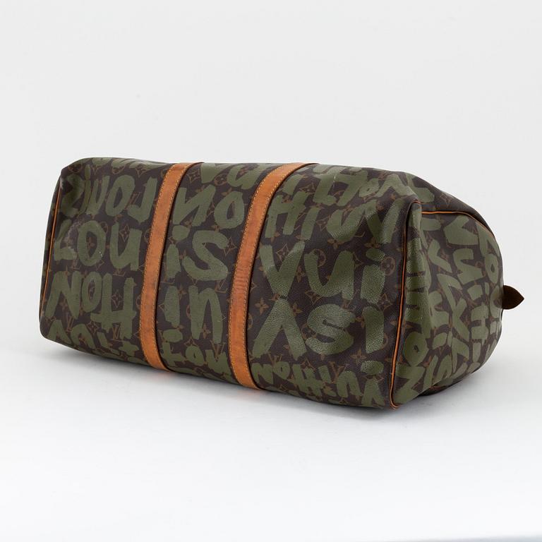 Louis Vuitton x Stephen Sprouse, "Keepall 50, Graffiti Collection", Limited Edition 2001.