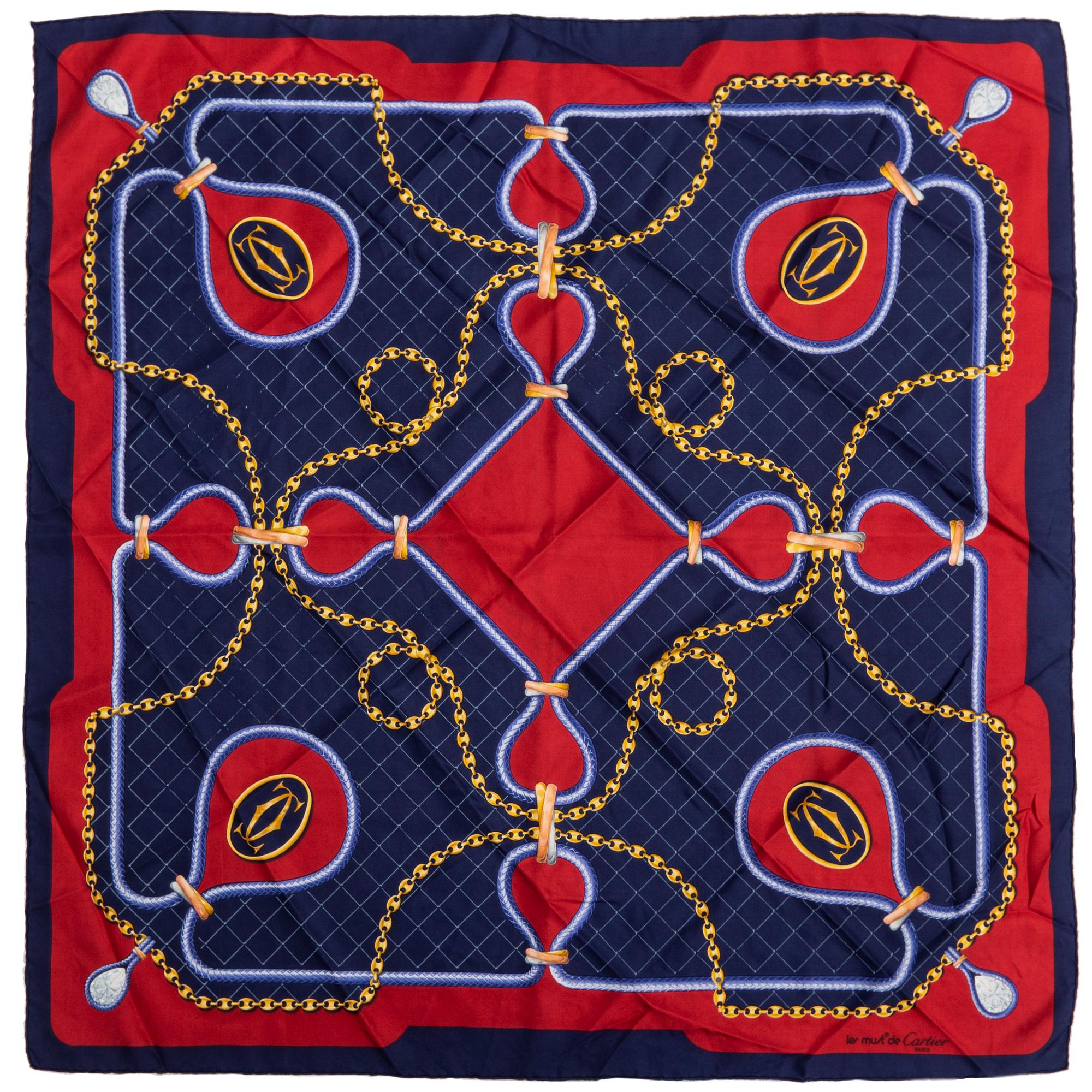 2 Cartier scarves.