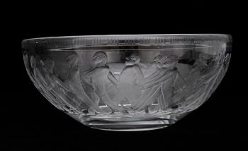 SKÅL, glas, Erik Höglund, Boda glasbruk, 1900-tal.