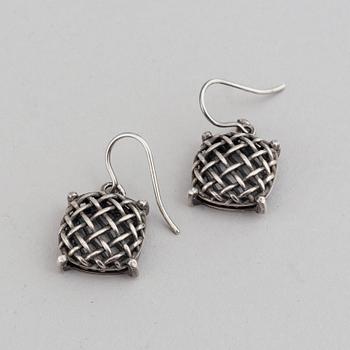 Bottega Veneta, ring och örhängen, sterlingsilver, Italien.