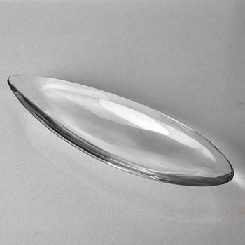 Tapio Wirkkala, a clear glass bowl, model '3359', Iittala, Finland 1950's.