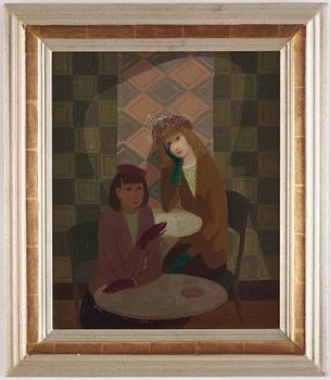 Pelle Åberg, Two Women at a Café.