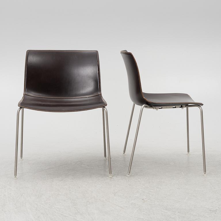 Lievore Altherr Molina, chairs 8 pcs, "Catifa", Arper, Italy.