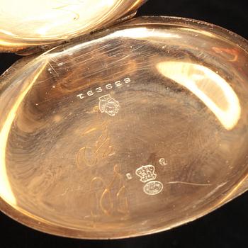 FICKUR, guld 14k. Total vikt ca 96 g.