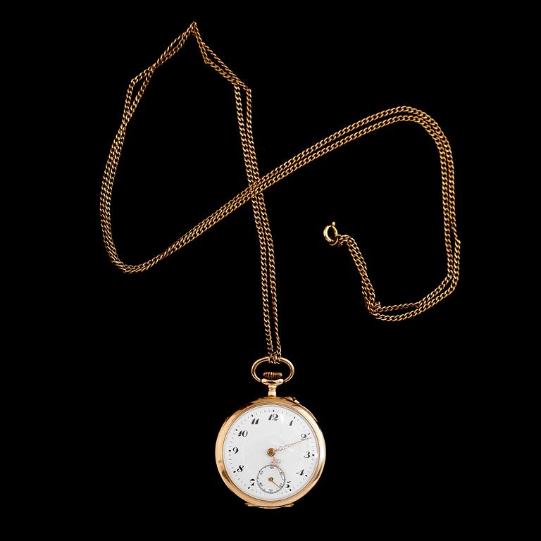 FICKUR, 14 k guld, 1900-talets första hälft.