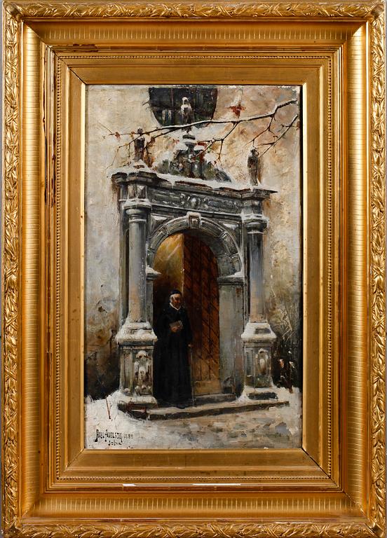 AXEL AXELSSON, olja på duk, signerad och daterad 1880.