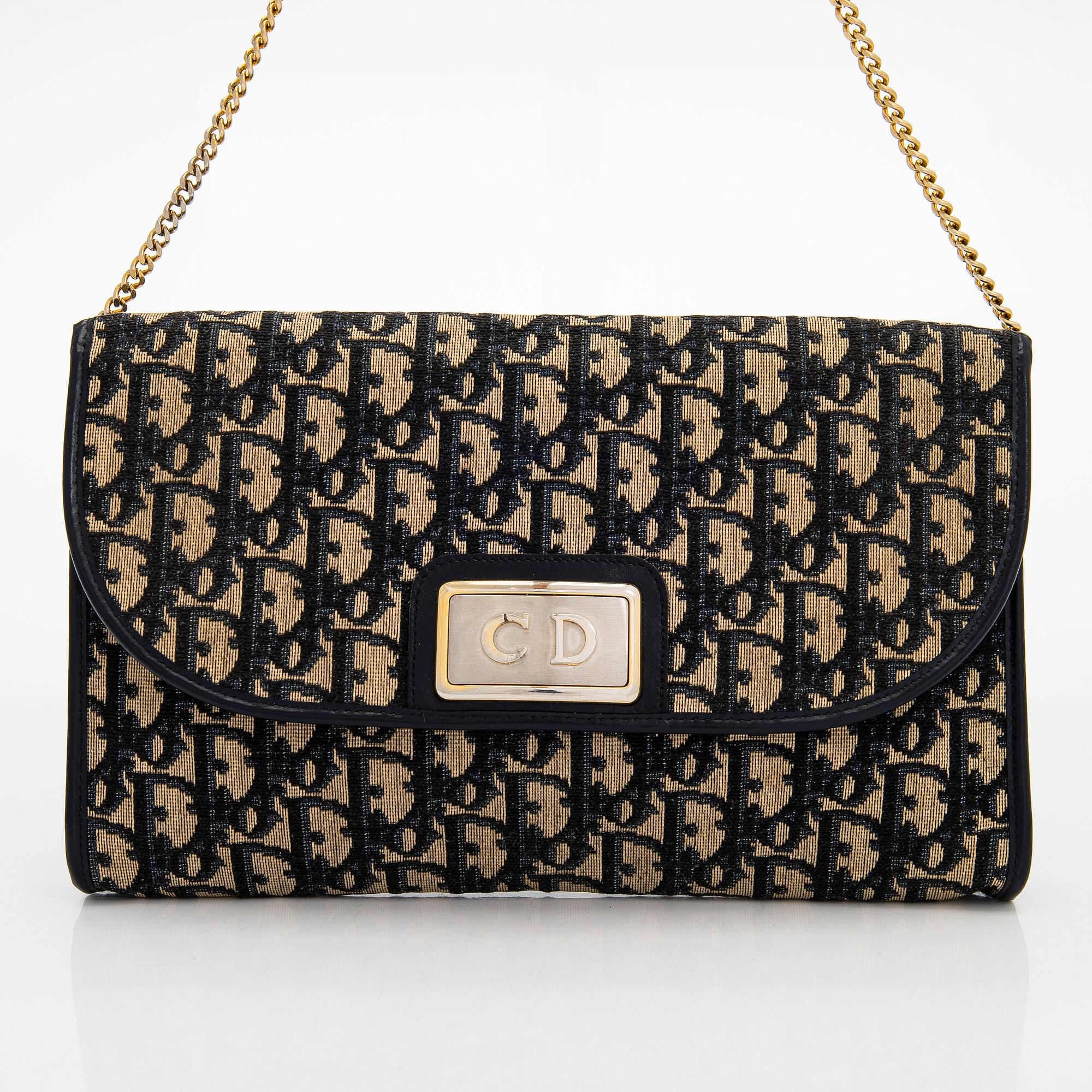 Christian Dior, laukku ja kolikkokukkaro, vintage.