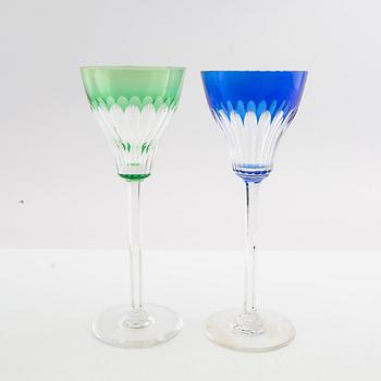 Wine glasses 12 pcs Kosta Boda first half of the 20th century.