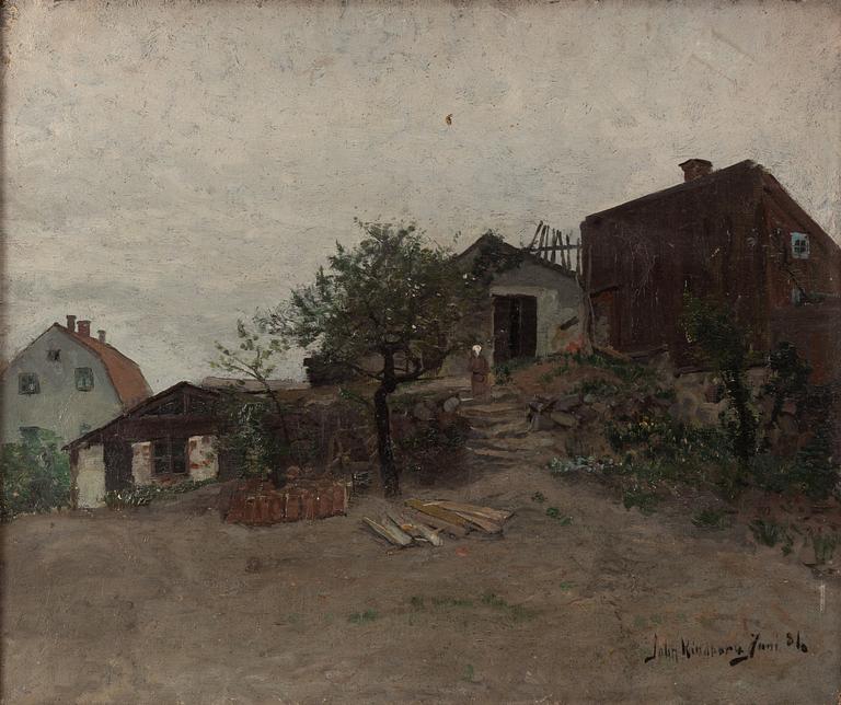 Johan (John) Kindborg, Farmyard scene.