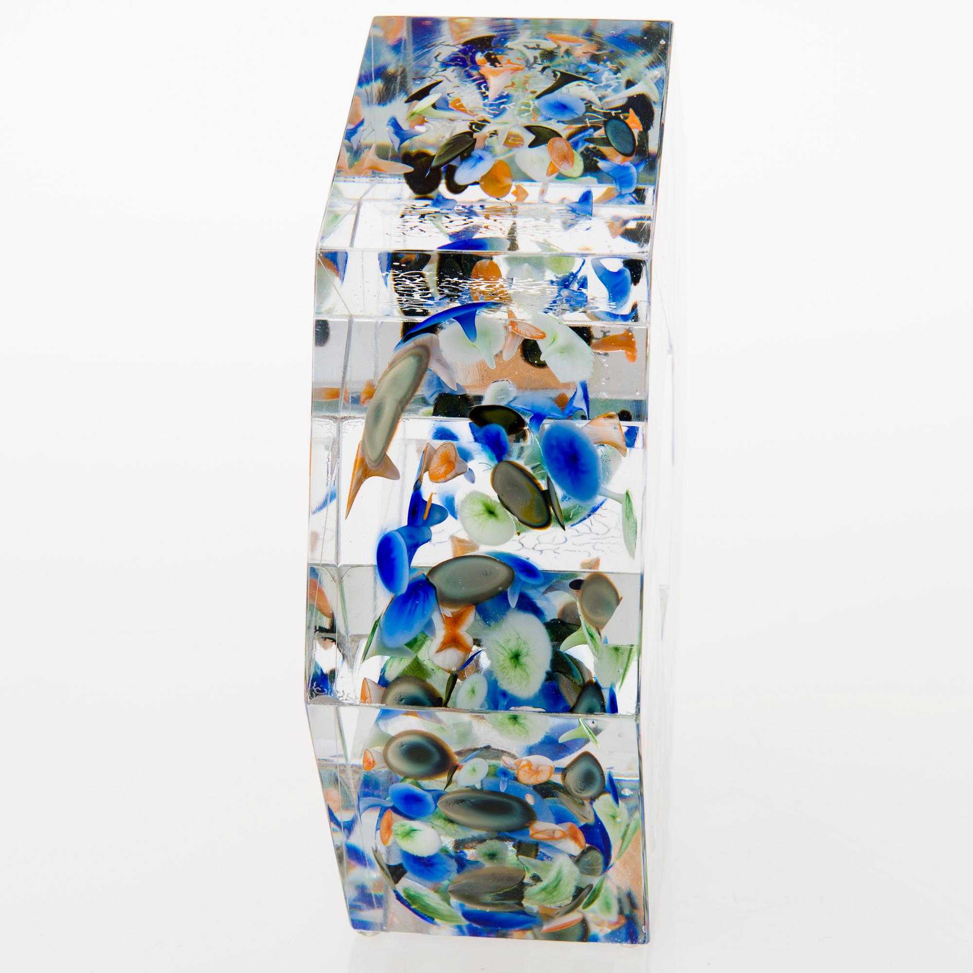 OIVA TOIKKA, a 'Liplatus' glass sculptur signed Oiva Toikka Iittala 2010 25/30.