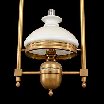 FARTYGSLAMPOR, ett par, jugend, 1900-talets första del, höjd 78 cm.