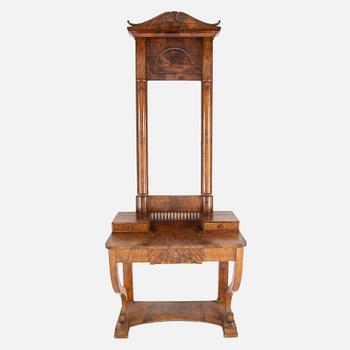 Bord samt spegel, Karl-Johan, 1800-talets första hälft.