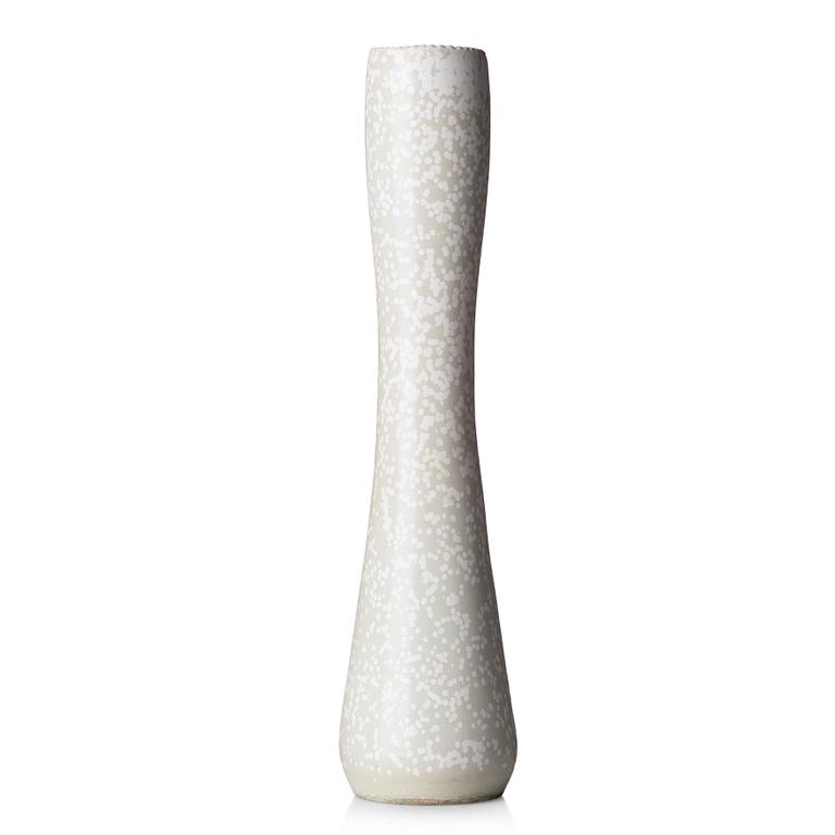 Toini Muona, a "titanium" glazed stoneware vase, Arabia, Finland.