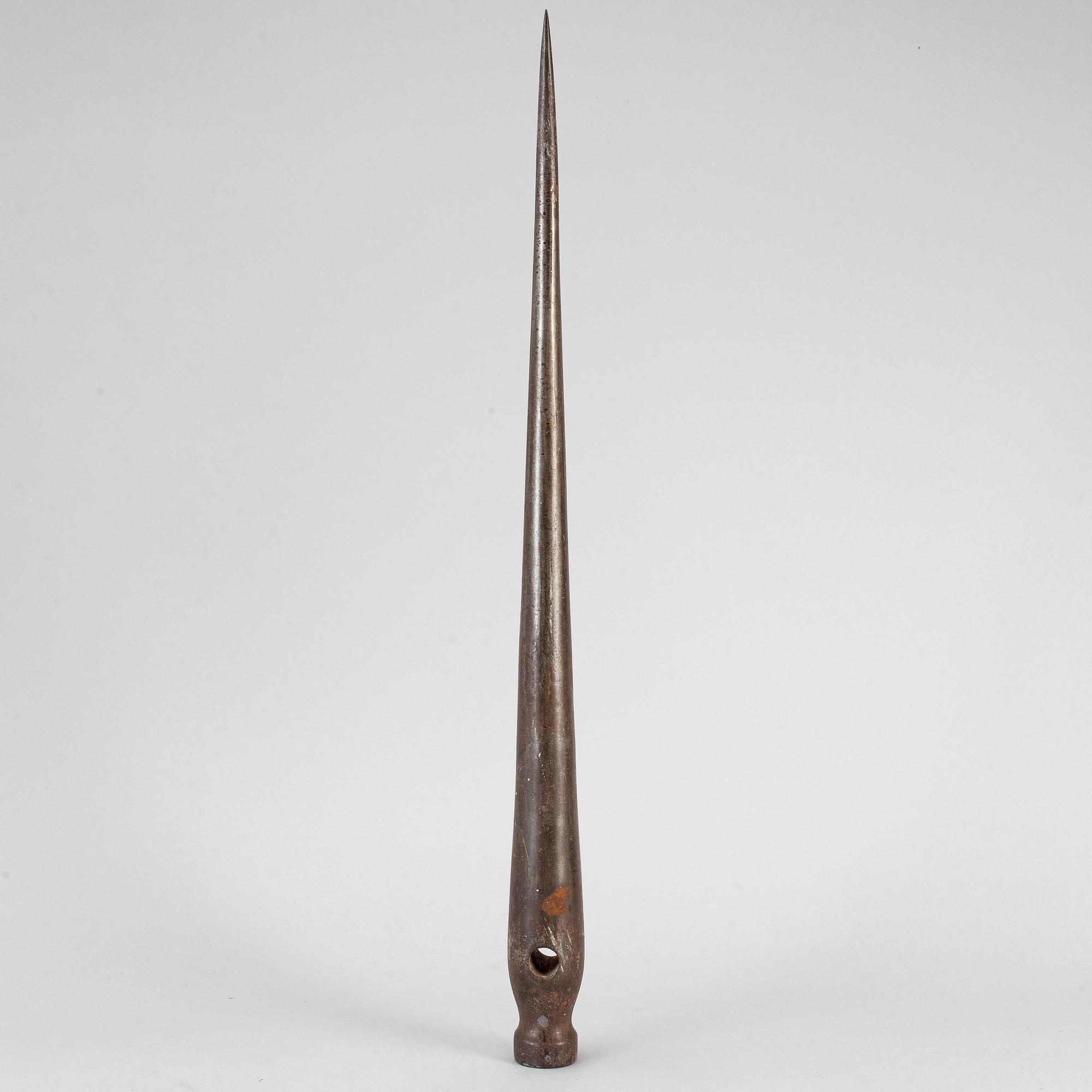 An iron marline spike, Brades Co, 19the/20th Century.