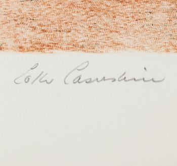 LOTTE LASERSTEIN, färglitografi, signerad och numrerad 33/100.