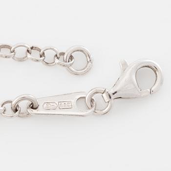 Tapio Wirkkala, pendant with chain "Silvermoon", sterling silver, for Kultakeskus.