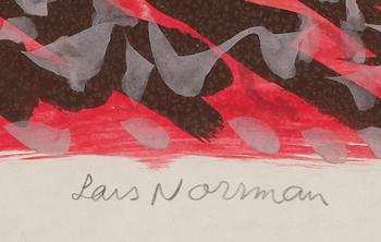 LARS NORRMAN, blandteknik, signerad.