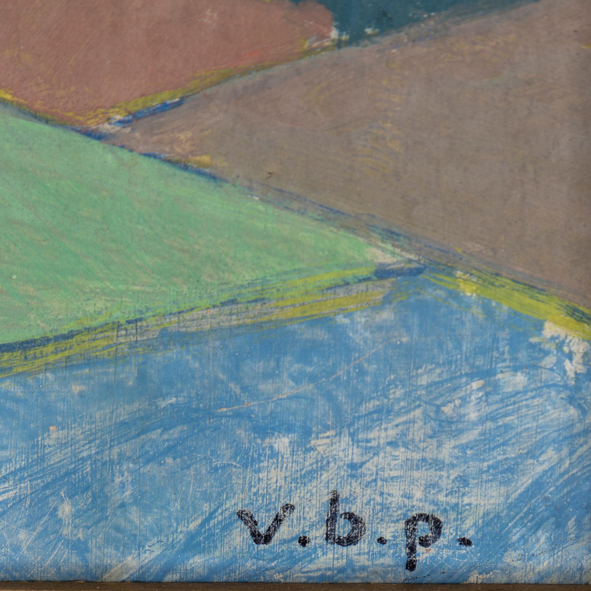 VILHELM BJERKE-PETERSEN, oil on panel, signed v.b.p.