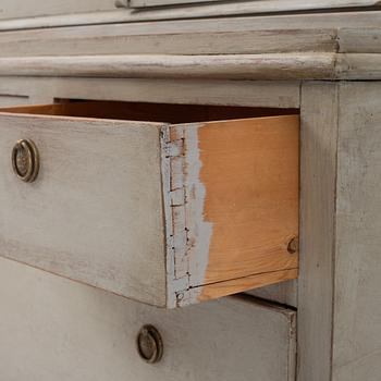 A display cabinet, late 19th Century.