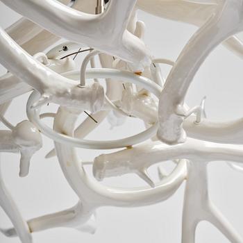 Jason Miller, takkrona, "Superordinate Chandelier 12 Antlers, taklampa, Roll & Hill, USA.