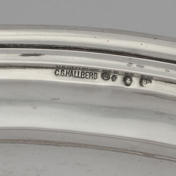 FAT, C G Hallberg, silver, Stockholm, troligen 1919. Vikt 1304 g.