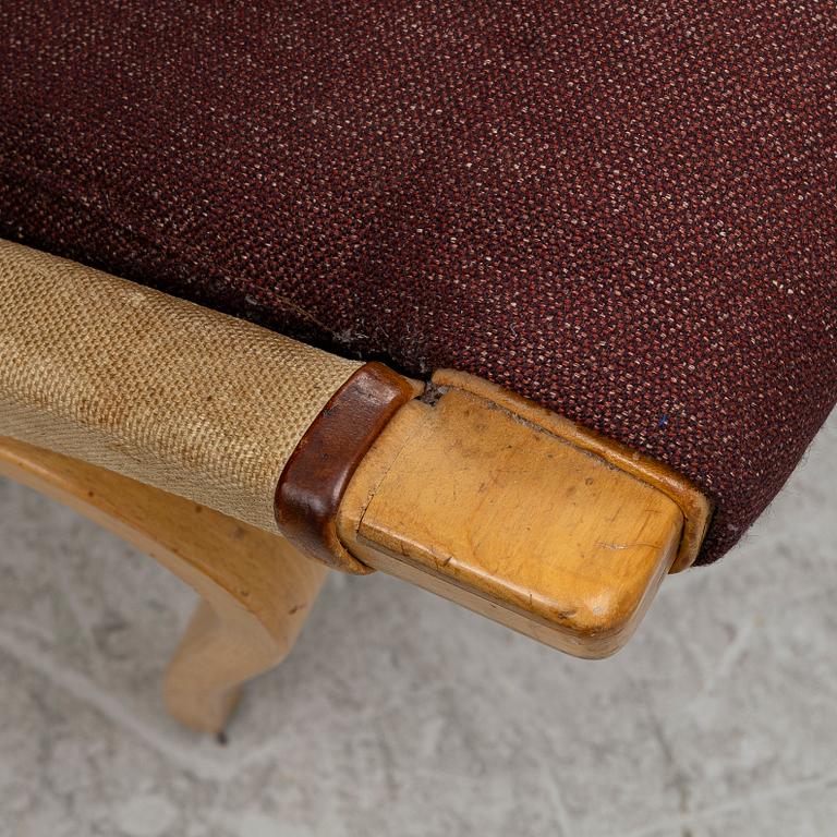 Bruno Mathsson, Armchairs, a pair, "Pernilla", Dux, late 20th century.
