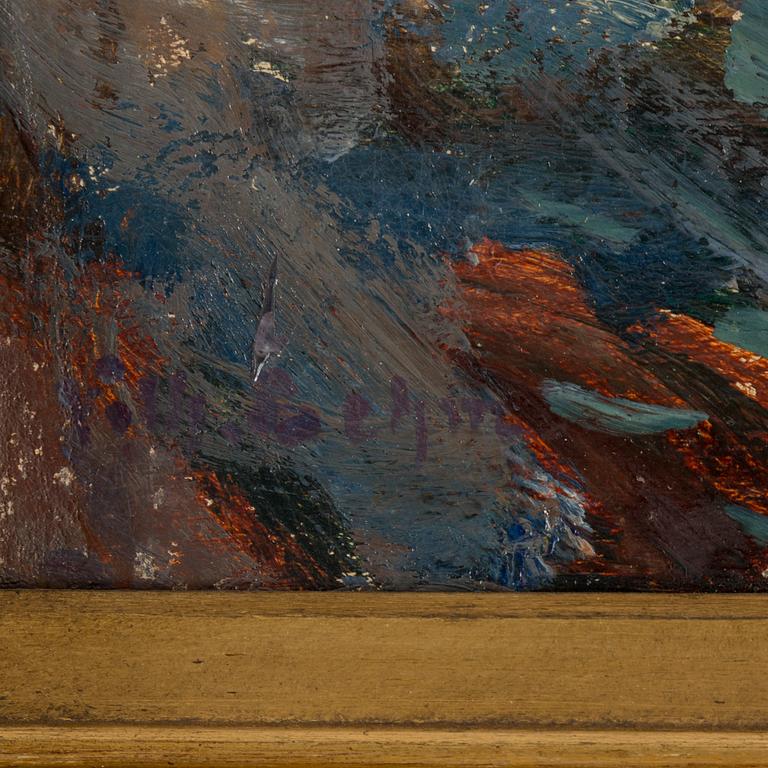 WILHELM BEHM, oil on canvas, signed.