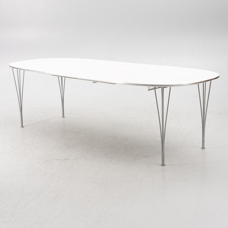 Bruno Mathsson & Piet Hein, dining table, "Superellipse", Fritz Hansen, Denmark, 2008.