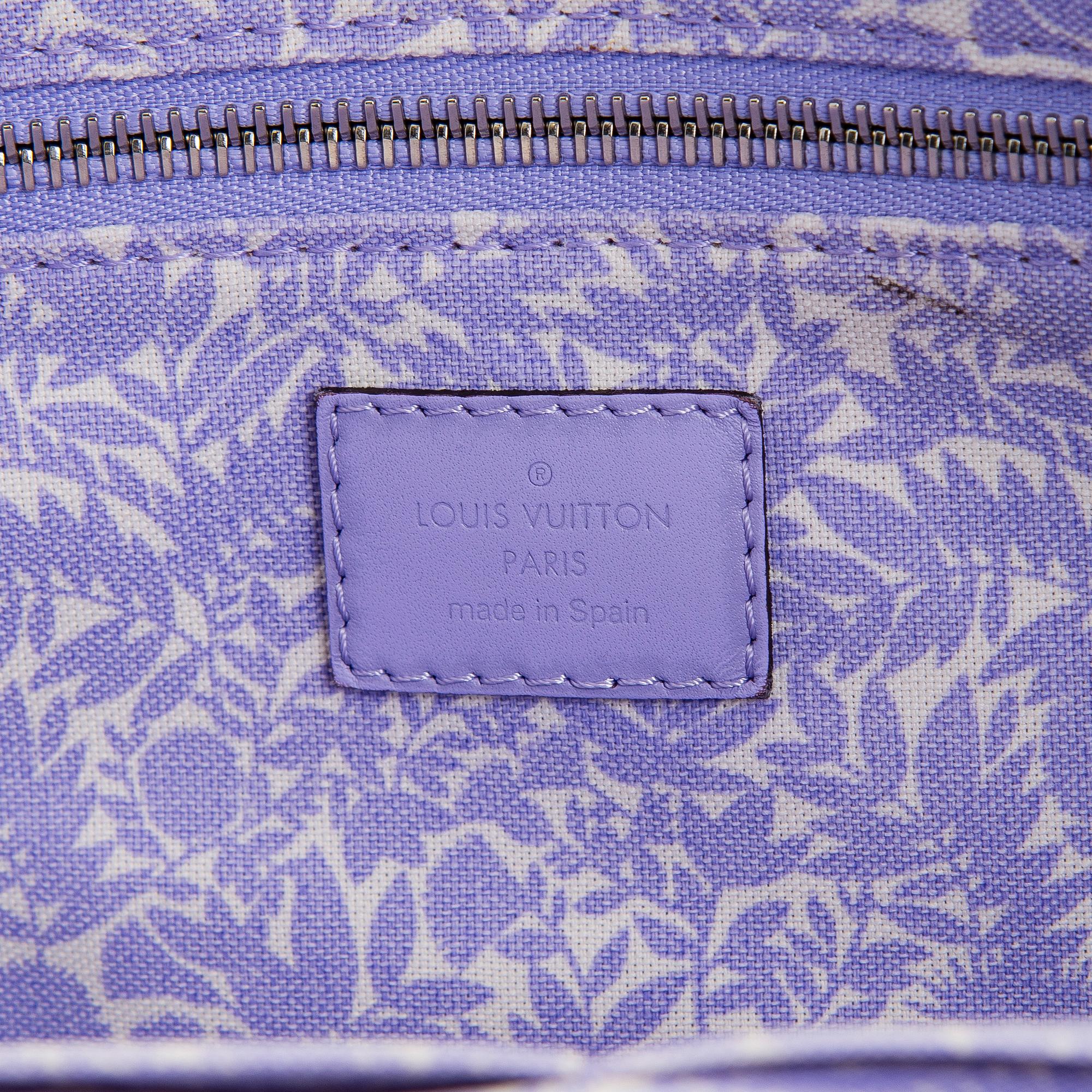 Louis Vuitton, a 'Cotton Canvas Articles De Voyage Cabas GM' bag.