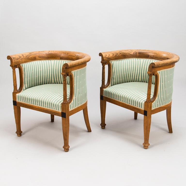 A 1920's 5-piece sofa suite.