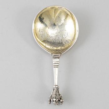 A Swedish early 18th century silver spoon, mark of Wolter Siewers, Norrköping (1693-1722).