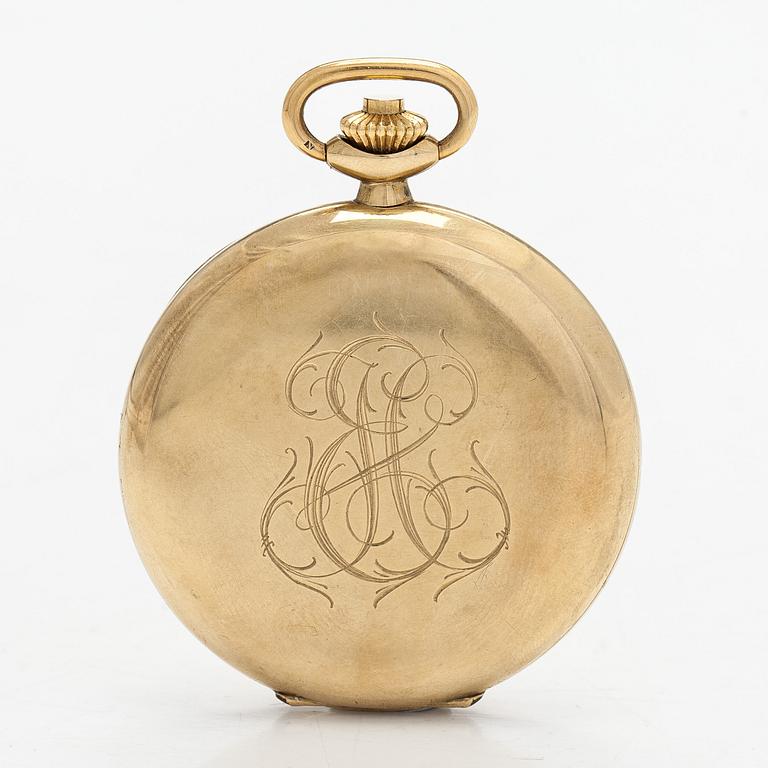 Taskukello, H. Moser & Cie, 49 mm, 14K kultaa,