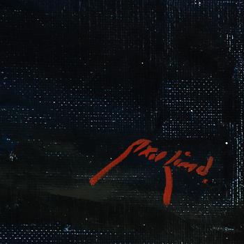 AXEL LIND, olja på duk, sign.