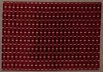 MATTA, ylle med silkesinslag. Ca 237x164 cm.