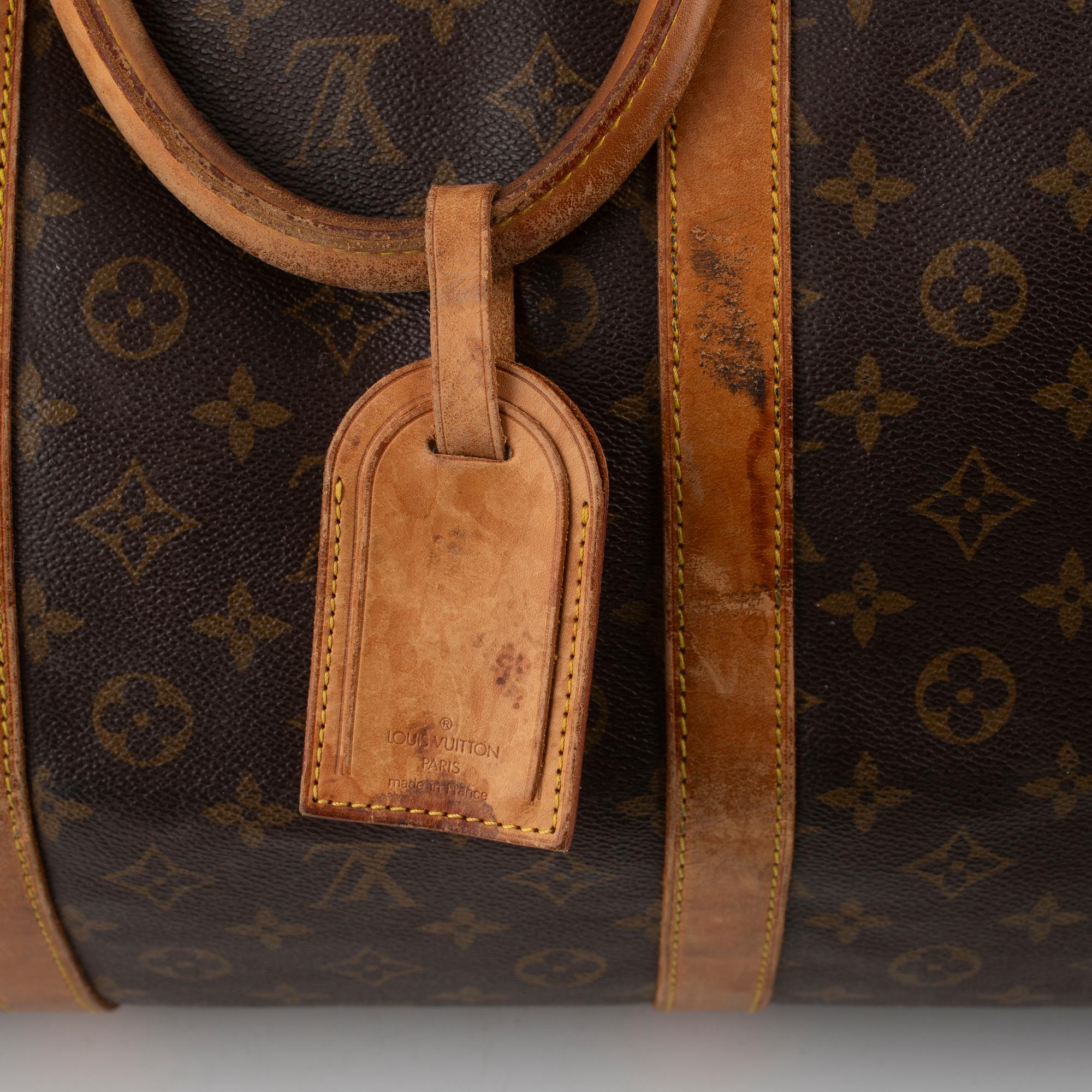 Louis Vuitton, a monogram 'Keepall 60 Bandoulière' Weekendbag, 1992.