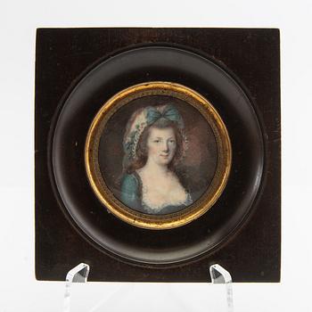 A collection of miniatures 5 pcs 17th/18th century.